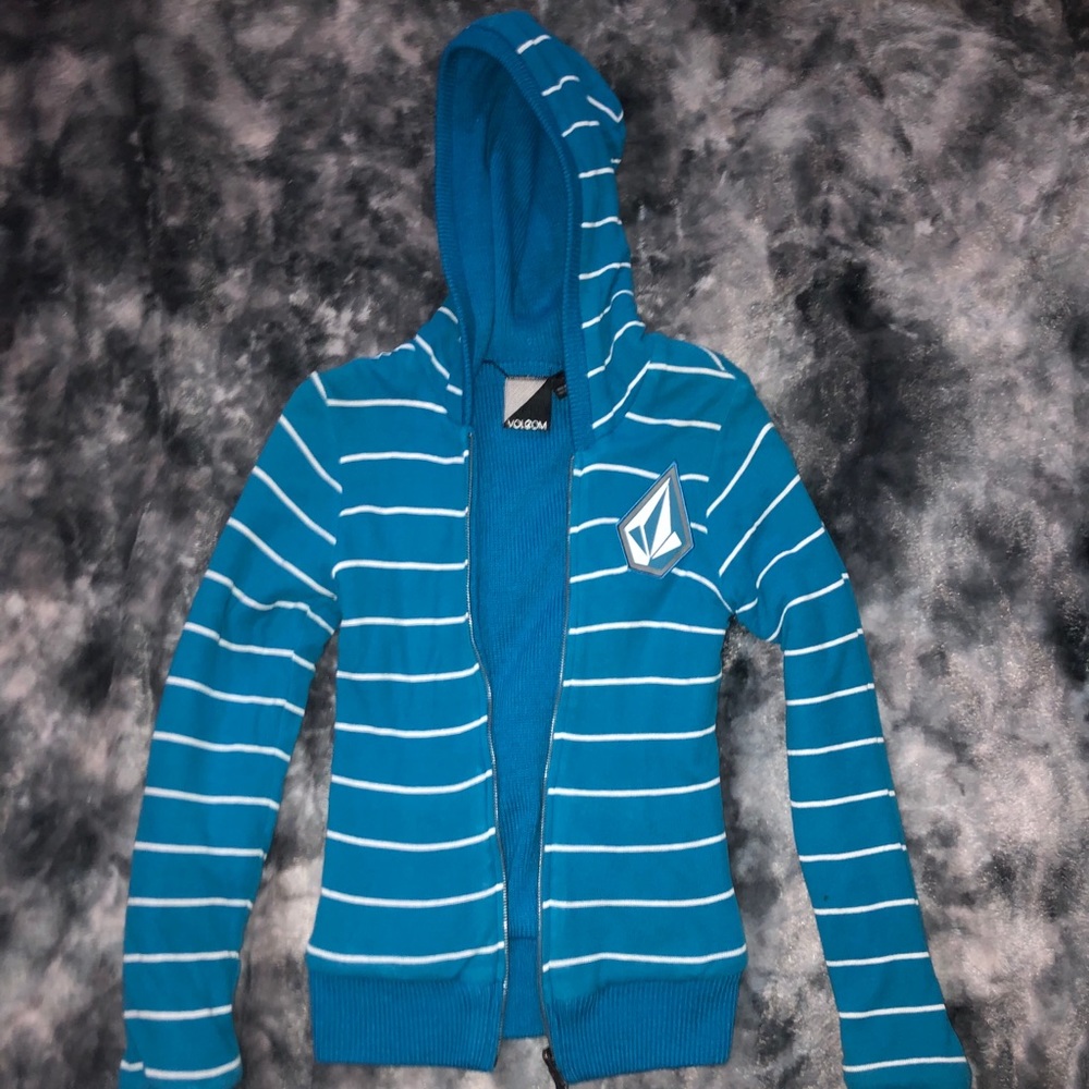 Volcom reversible zip-up hoodie